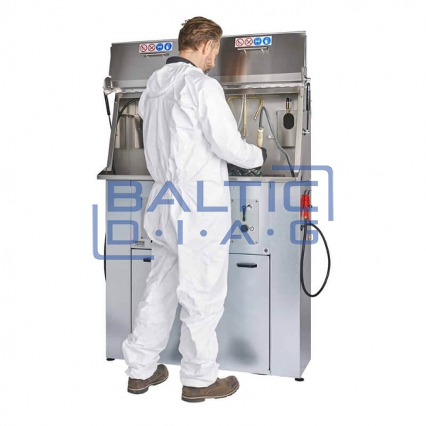 Dual spray gun cleaner for paint mixing rooms Edition35 Twin