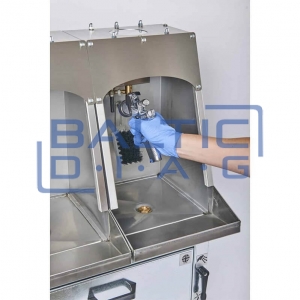 Compact spray gun cleaner UGC1006