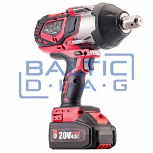 Cordless impact wrench 3/4'' 1800 Nm, WORCRAFT (XCUBE007 Case)
