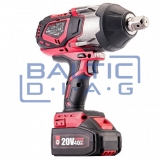 Cordless impact wrench 3/4'' 1800 Nm, WORCRAFT (XCUBE007 Case)