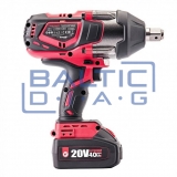 Аккумуляторный ударный гайковерт 3/4'' 1800 Нм, WORCRAFT (XCUBE007 кейс)