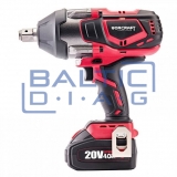 Cordless impact wrench 3/4'' 1800 Nm, WORCRAFT (XCUBE007 Case)