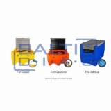 Mobile fuel tank 200L (plastic) with 12V pump DCTP40 (automatic nozzle and filter)