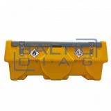 Mobile fuel tank 200L (plastic) with 12V pump DCTP40 (automatic nozzle and filter)