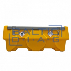 Mobile fuel tank 200L (plastic) with 12V pump DCTP40 (automatic nozzle and filter)