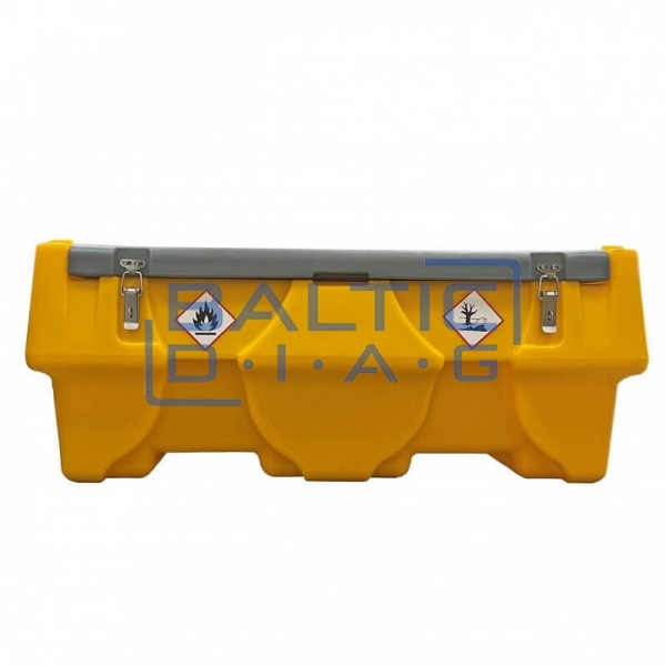 Mobile fuel tank 200L (plastic) with 12V pump DCTP40 (automatic nozzle and filter)