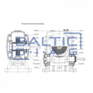 Engine stand 907 kg with gear mechanism