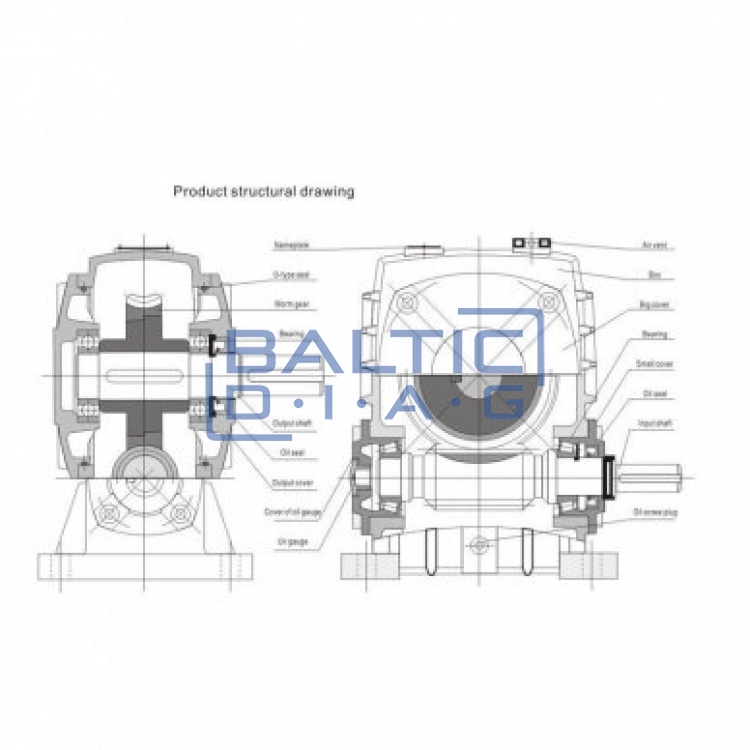 Stendas varikliui 907 kg su reduktoriumi