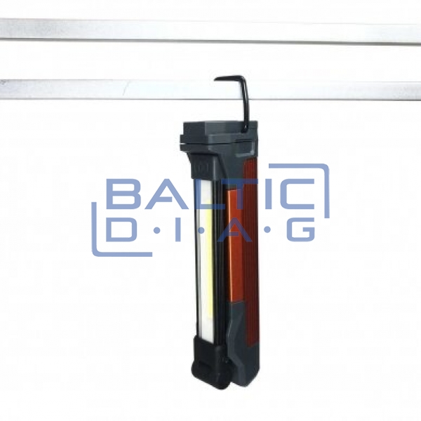 Prožektorius darbui COB (4W) + SMD (įkraunamas)
