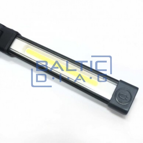 Prožektorius darbui COB (4W) + SMD (įkraunamas)