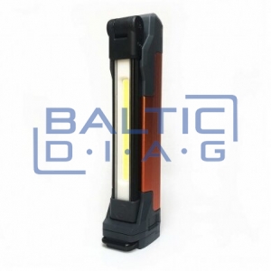 Prožektorius darbui COB (4W) + SMD (įkraunamas)