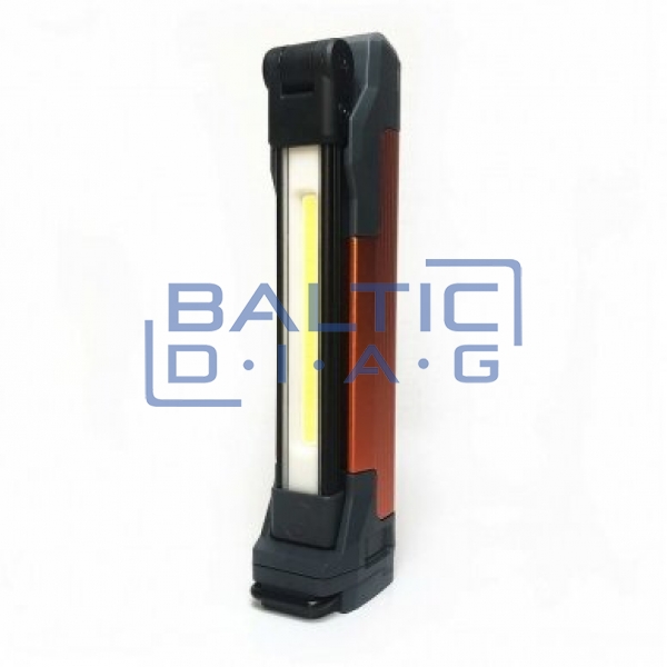 Prožektorius darbui COB (4W) + SMD (įkraunamas)