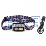 Work light Osram + COB LED (head-mounted) (rechargeable, with magnet)