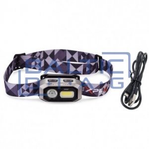 Work light Osram + COB LED (head-mounted) (rechargeable, with magnet)