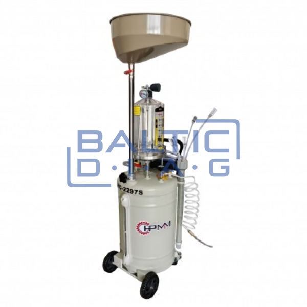 Oil collection tank 105 L with suction and drainage (with plastic container)