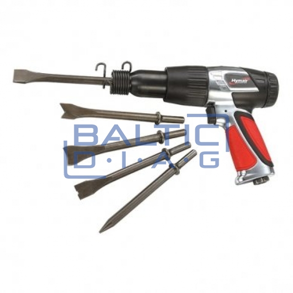 Pneumatic hammer and chisel set, 8 pcs.,
