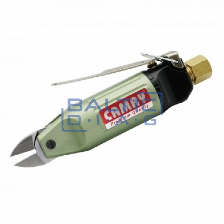 Pneumatic cutting shears for metal, plastic, and other materials
