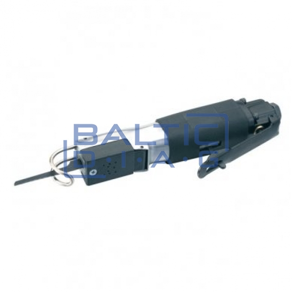 Pneumatic jigsaw for cutting metal, plastic, and fiberglass