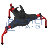 Wheel alignment stand Autel IA900WA with MaxiSys 909 diagnostic equipment and tire grippers