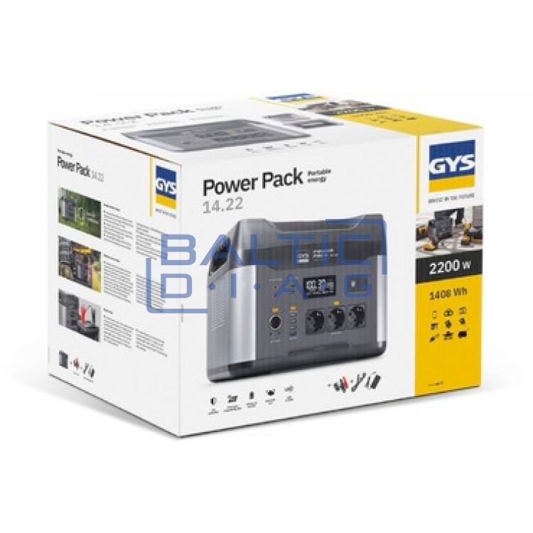 External power battery GYS power pack 14.22 12V/230V