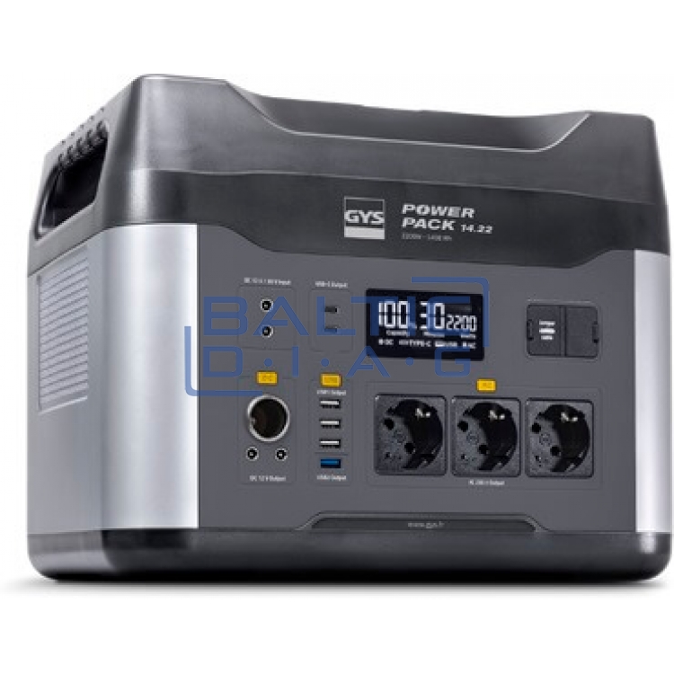 External power battery GYS power pack 14.22 12V/230V