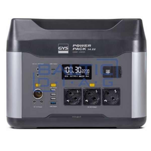 Išorinė maitinimo baterija GYS Power pack 14.22 12V/230V