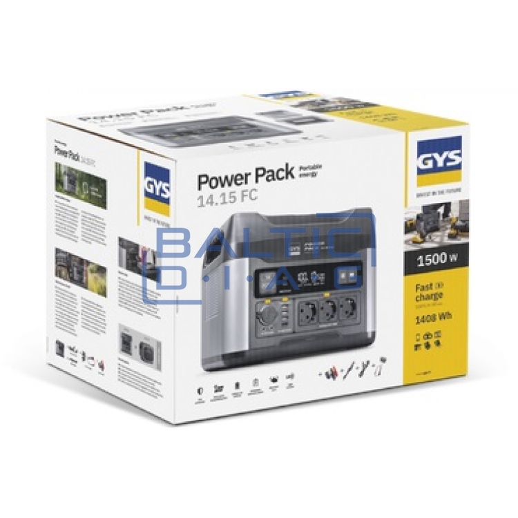 External power battery GYS power pack 14.15 12V/230V