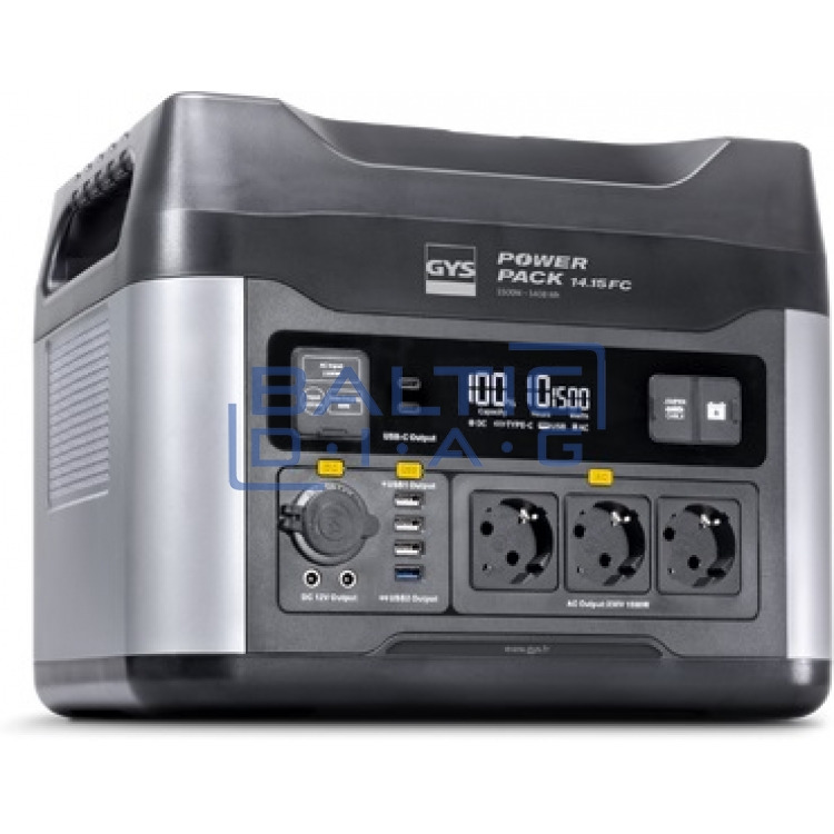 External power battery GYS power pack 14.15 12V/230V