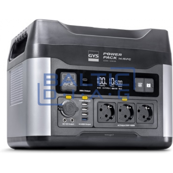 Išorinė maitinimo baterija GYS Power pack 14.15 12V/230V