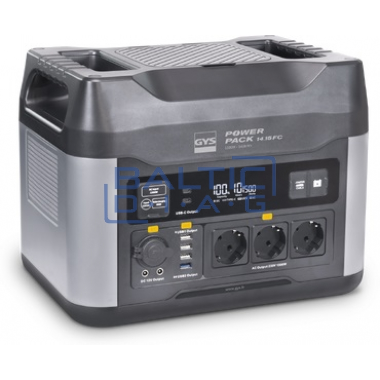 Išorinė maitinimo baterija GYS Power pack 14.15 12V/230V
