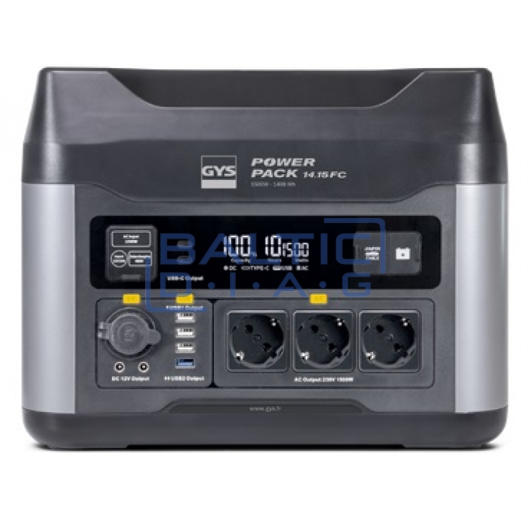 External power battery GYS power pack 14.15 12V/230V
