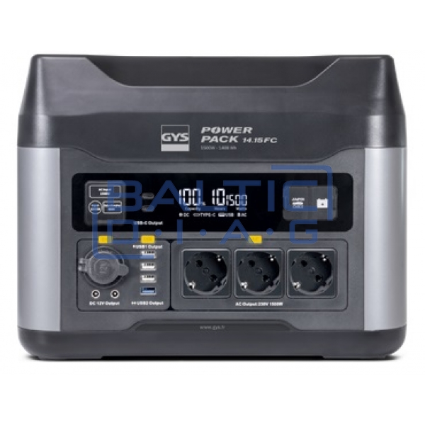 Išorinė maitinimo baterija GYS Power pack 14.15 12V/230V