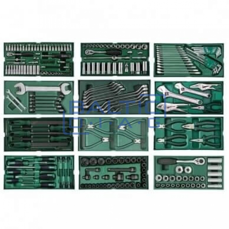 Tool cabinet with tools PRO 11 drawers, 246 pcs.