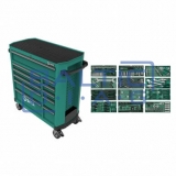 Tool cabinet with tools PRO 11 drawers, 246 pcs.