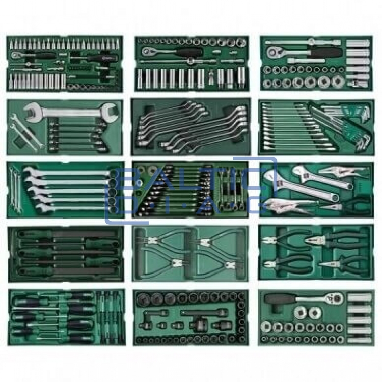Tool cabinet with tools PRO 11 drawers, 300 pcs.