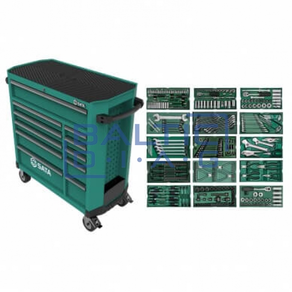Tool cabinet with tools PRO 11 drawers, 300 pcs.