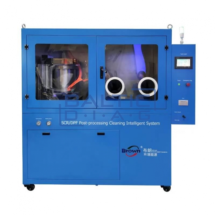 Išmanusis SCR / DPF filtrų valymo įrenginys Brown