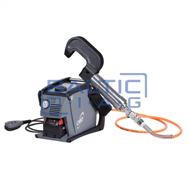 Battery-operated electro-hydraulic riveting tool
