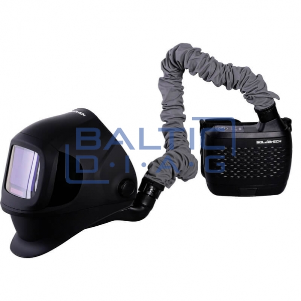 Automatic welding helmet with extraction system SideClearPlus
