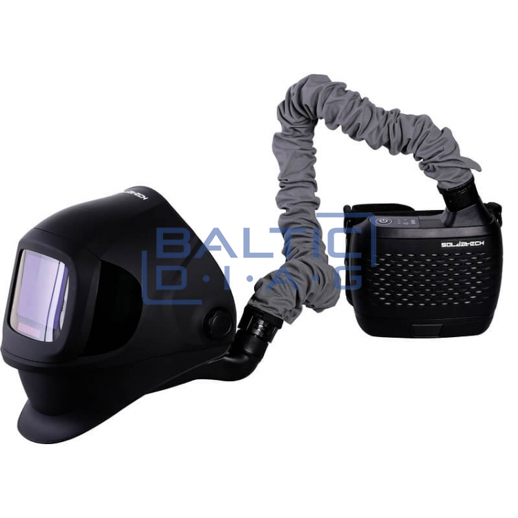 Automatic welding helmet with extraction system SideClearPlus