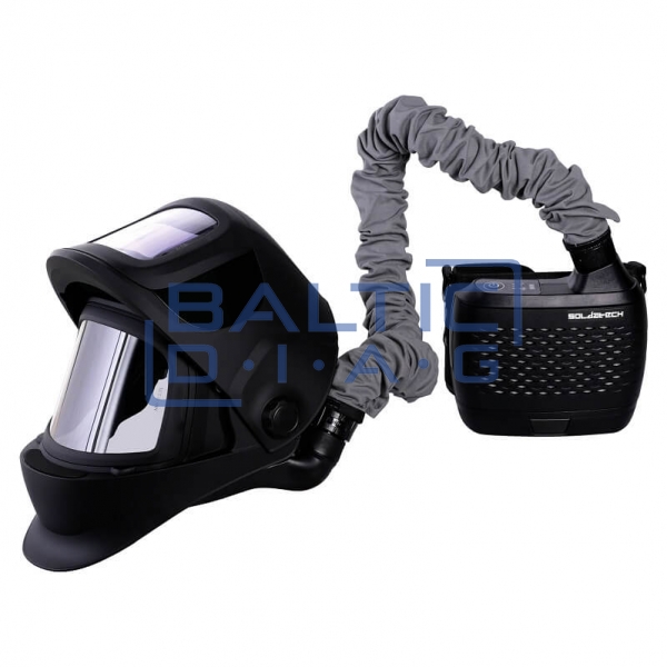 Automatic welding helmet with extraction system SideClearPlus