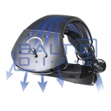 Welding helmet with respiratory protection GYSMATIC 3/9-13G AIR XL
