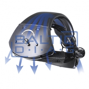 Welding helmet with respiratory protection GYSMATIC 3/9-13G AIR XL
