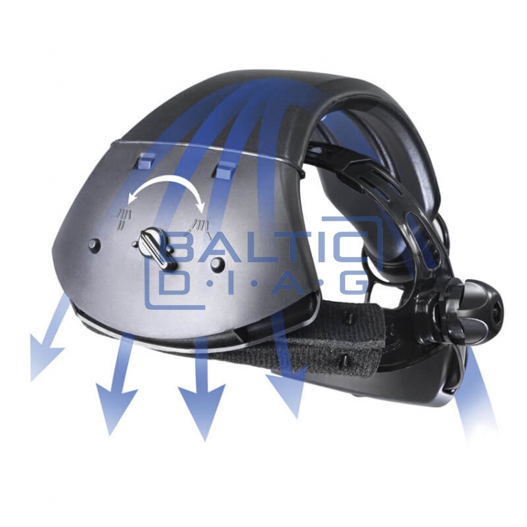 Welding helmet with respiratory protection GYSMATIC 3/9-13G AIR XL