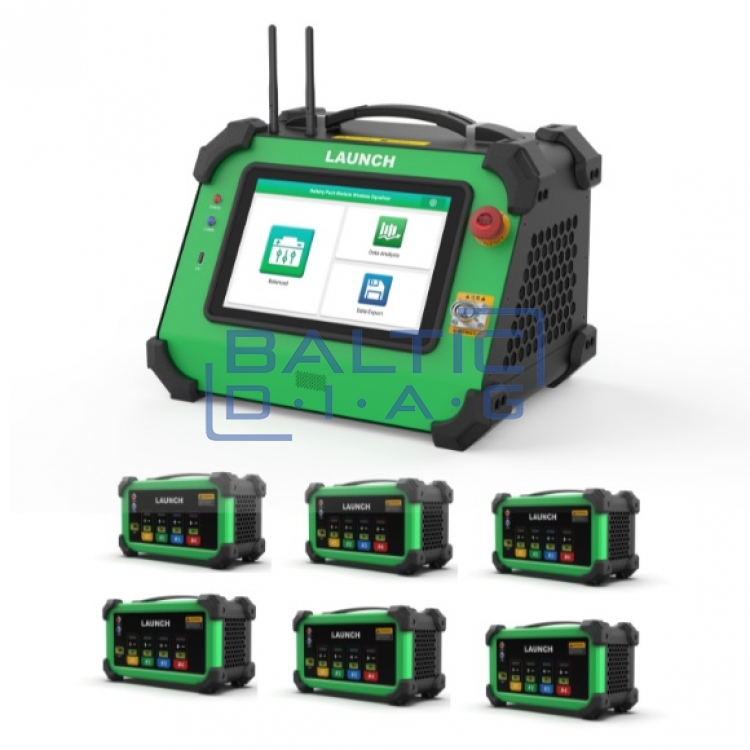 Belaidis elektromobilių akumuliatorių baterijų celių balansavimo įrenginys Launch EVB624