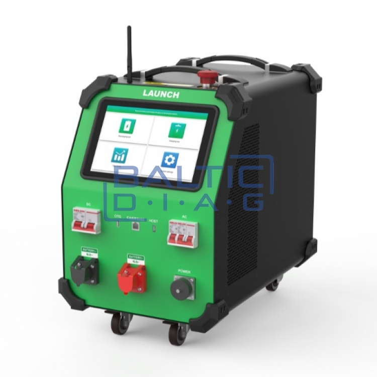 Belaidis elektromobilių akumuliatorių baterijų įkrovimo ir iškrovimo įrenginys Launch EVP711