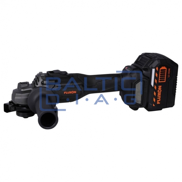 Cordless grinder FLUXON 125mm with battery and charger