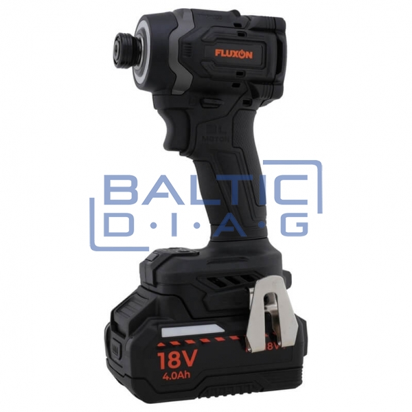 Cordless impact driver FLUXON 230Nm with battery and charger