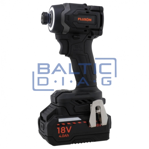 Cordless impact driver FLUXON 230Nm with battery and charger