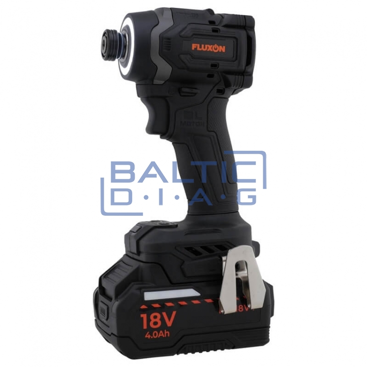 Cordless impact driver FLUXON 230Nm with battery and charger